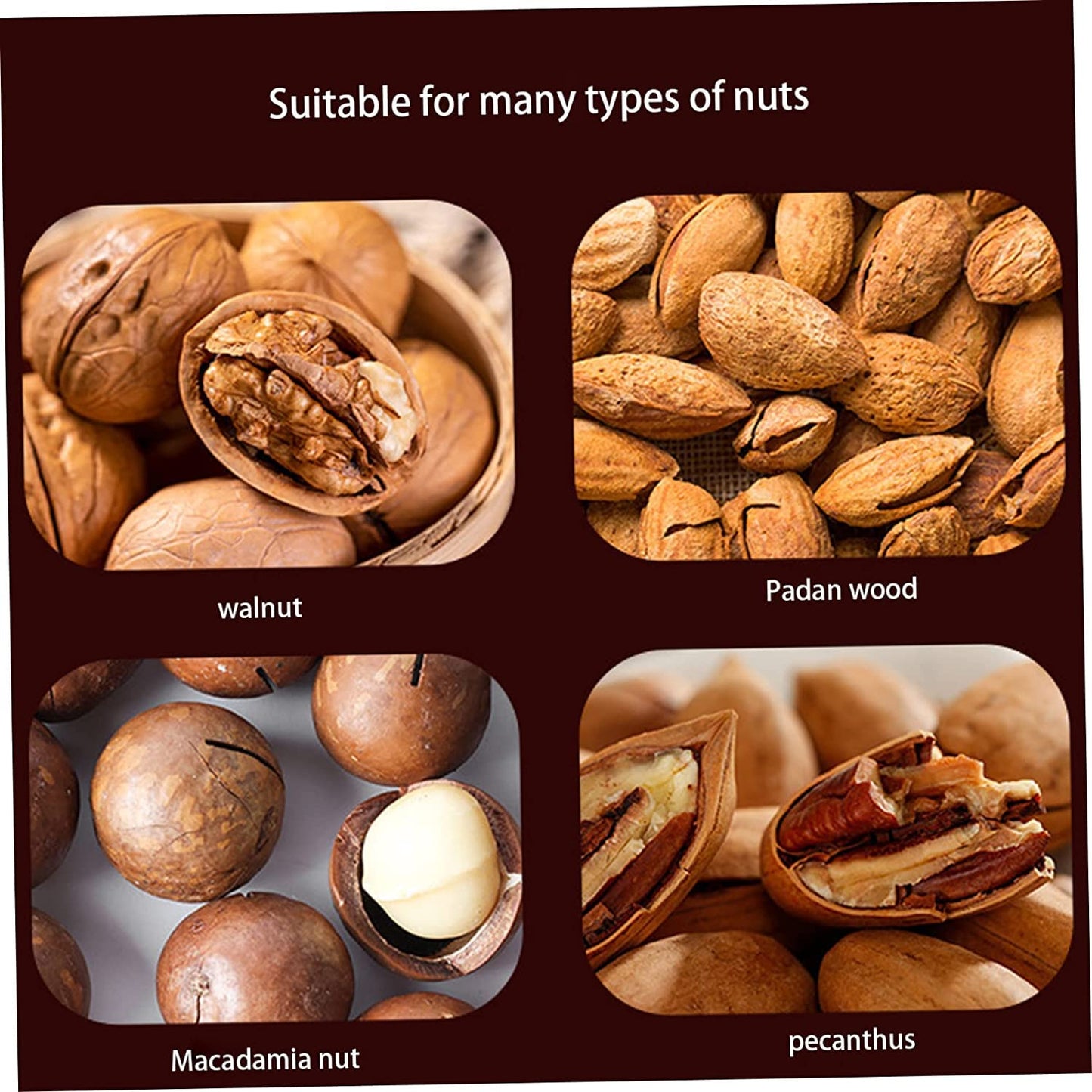 Multifunction Nutcracker with Non Slip Handle