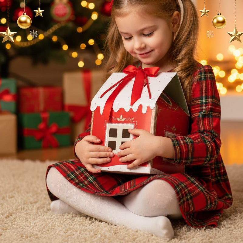 🔥Solange der Vorrat reicht 40 % Rabatt!🎉Weihnachtswunderland-Cottage-Geschenkbox