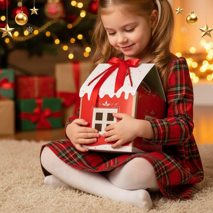 🔥Solange der Vorrat reicht 40 % Rabatt!🎉Weihnachtswunderland-Cottage-Geschenkbox