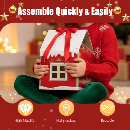 🔥Solange der Vorrat reicht 40 % Rabatt!🎉Weihnachtswunderland-Cottage-Geschenkbox